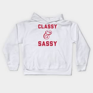 Classy and Sassy. Kids Hoodie